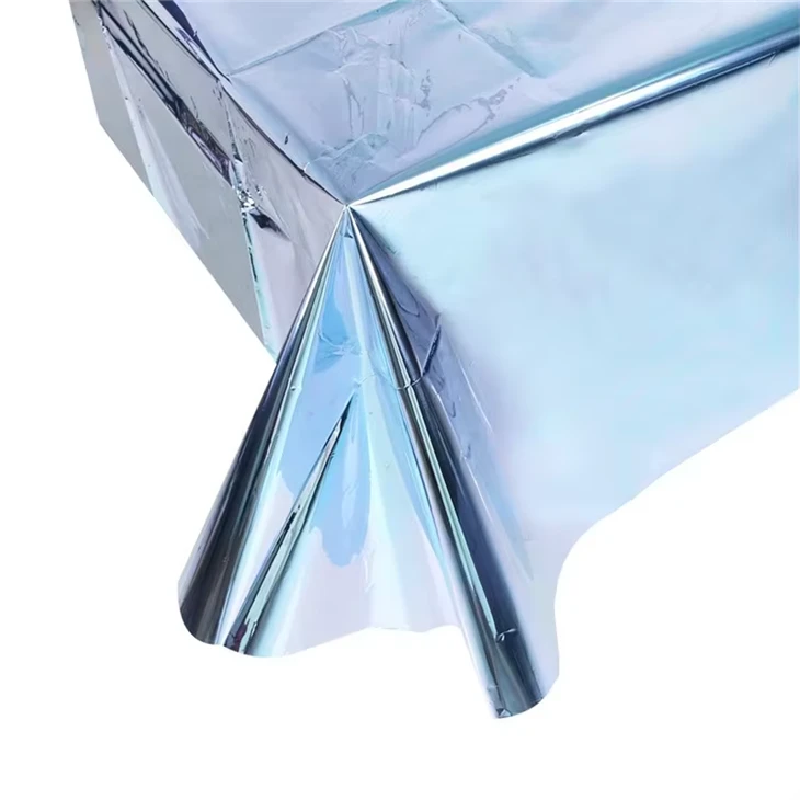 Luxury Rectangle Metallic Foil Glitter Table Cloth