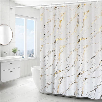 Naujas paleidimas: prabangus auksas - folijos dušo užuolaidos aukšto lygio vo...